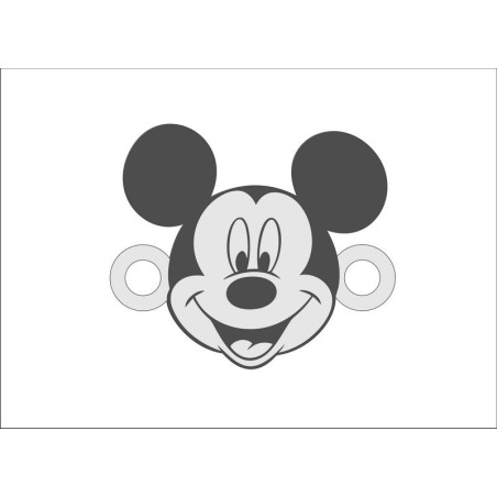 E0179-G-Mickey-mouse decupat si gravat link pentru bratara 13x12mm 0,33mm 1 buc