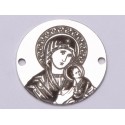 E0667 GS Link din argint Fecioara Maria 16.5mm 0.33mm