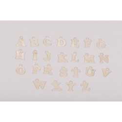 E0277-N-Pandant litera din argint 925 11mm 0.5mm