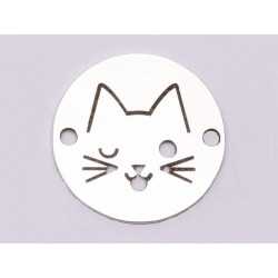 E1142-N-Link Argint 925 Pisicuta - 1 buc