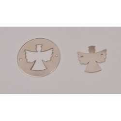 E0148-N-Banut 16.5mm decupat in forma de ingeras + link ingeras 10mm