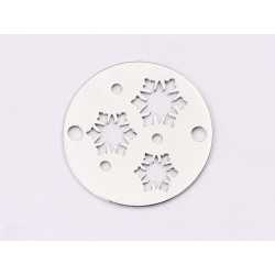 E1349-N-Link banut din argint Fulgi de nea, 12mm 0.33mm E1349-N-Link banut din argint Fulgi de nea, 12mm 0.33mm