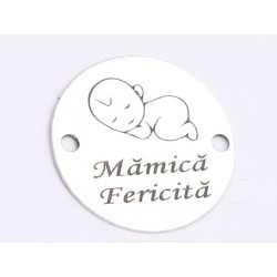 E0579 G Link din argint 925 Mamica fericita 14mm 0.33mm 1 buc E0579 G Link din argint 925 Mamica fericita 14mm 0.33mm 1 buc
