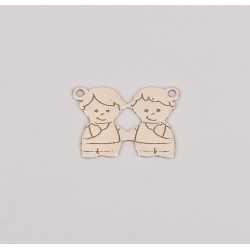 E0188-G-Link doi baietei 14 x 10 mm 0.5 mm-1 buc