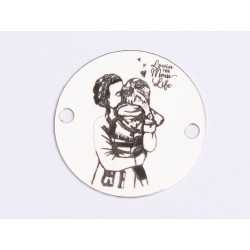 E0391 GS Link din argint Loving the mothers life 16.5mm 0.33mm E0391 GS Link din argint Loving the mothers life 16.5mm 0.33mm