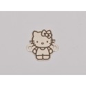 E0068-G-Link Hello Kitty din argint 925 14.15x14 - 0.4 mm-1 buc