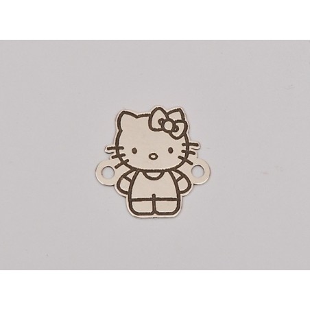 E0068-G-Link Hello Kitty din argint 925 14.15x14 - 0.4 mm-1 buc