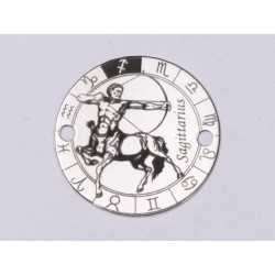 E0364 GS Link din argint 925 gravat cu zodia Sagetator 16.5mm 0.33mm E0364 GS Link din argint 925 gravat cu zodia Sagetator 16.5mm 0.33mm