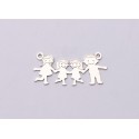 E0606-G-Link familie (parinti si doua fetite) -28x13x0.6 mm-1 buc