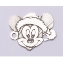 E1093-G-Link Argint 925 Mickey Christmas 2- 1 buc