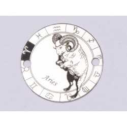 E0358 GS Link din argint 925 gravat cu zodia Berbec 16.5mm 0.33mm E0358 GS Link din argint 925 gravat cu zodia Berbec 16.5mm 0.33mm
