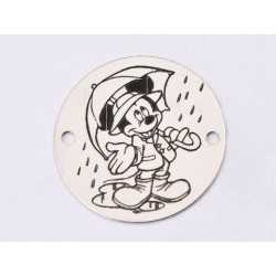 E1387-GS-Link din argint 925 Mickey Mouse 16.5mm - 1 buc E1387-GS-Link din argint 925 Mickey Mouse 16.5mm - 1 buc