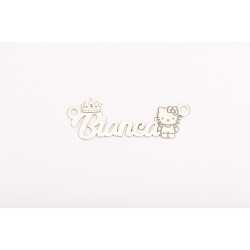 Nume din argint cu HelloKitty si coronita 925 in 2-3 zile-1 buc Nume din argint cu HelloKitty si coronita 925 in 2-3 zile-1 buc