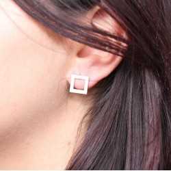 E0571 N Cercel din argint 925 patrat 12x12mm 0.5mm E0571 N Cercel din argint 925 patrat 12x12mm 0.5mm
