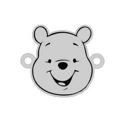 E0496 G Link din argint 925 Winnie the pooh 12x14mm 0.5mm E0496 G Link din argint 925 Winnie the pooh 12x14mm 0.5mm