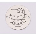 E1254-GS-Banut din argint 925 Hello Kitty 16.5mm 0,33mm-1 buc