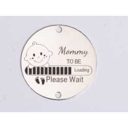 E0383 GS Link din argint Mommy to be 16.5mm 0.33mm E0383 GS Link din argint Mommy to be 16.5mm 0.33mm