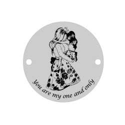 E0520 GS Link din argint 925 You are my one and only 16.5mm 0.33mm 1 buc E0520 GS Link din argint 925 You are my one and only 16.5mm 0.33mm 1 buc