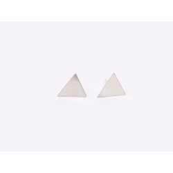 E1388 N Cercel triunghi din argint 925 10x9.7x0.5mm