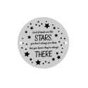 E0453 GS Link din argint Friends are like stars Ver.2 16.5mm 0.33mm