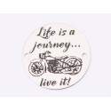 E1335-GS-Link argint 925 Life is a journey... live it! 16,5mm - 1buc