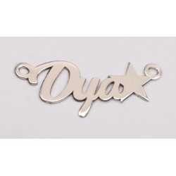 Nume din argint cu steluta decupate in 2-3 zile