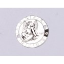 E0366 GS Link din argint 925 gravat cu zodia Fecioara 16.5mm 0.33mm