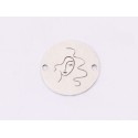 E1371-N-Link banut din argint Chip feminin, 12mm 0.4mm - 1 buc