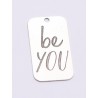 E0737-G-Tag argint 925 28*15mm Be you 1 buc