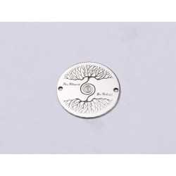 E0311 G Link din argint Tree of Life 16.5mm 0.33