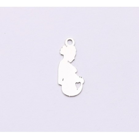 E0942-N-Charm viitoare mamica 17x7.5mm 0.5mm