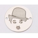 E1239-GS-Link Charlie Chaplin 16.5 mm / grosime 0.33 mm-1 buc