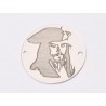 E1234-GS-Link Jack Sparrow 16.5 mm / grosime 0.33 mm-1 buc