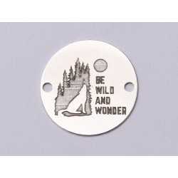 E0782-GS-Link argint 925 Be Wild&Wonder - 1 buc