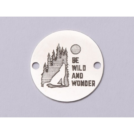 E0782-GS-Link argint 925 Be Wild&Wonder - 1 buc