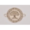 E0123-G-Link banut 16.5mm "Oak tree" cu gravura 0.33mm