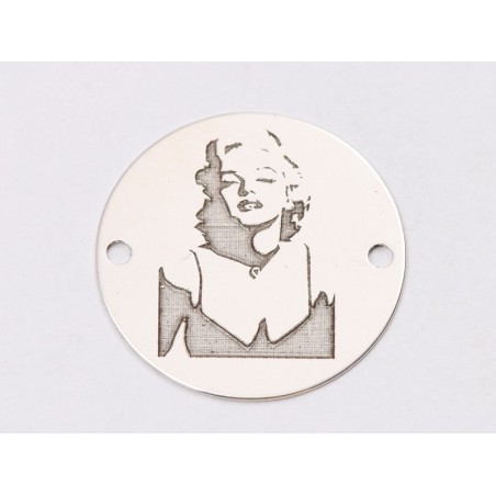 E1238-GS-Link Marilyn Monroe 16.5 mm / grosime 0.33 mm-1 buc