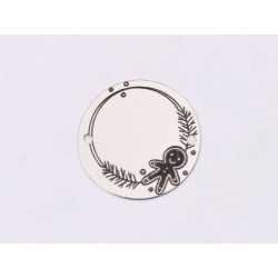E1345-GS-Link argint 925 Gingerbread Boy 16.5mm - 1 buc E1345-GS-Link argint 925 Gingerbread Boy 16.5mm - 1 buc