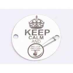 E0580 GS Link din argint 925 "Keep calm and..." 16.5mm 0.33mm 1 buc