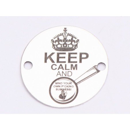 E0580 GS Link din argint 925 "Keep calm and..." 16.5mm 0.33mm 1 buc