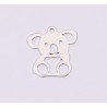 E1206-N-Charm din argint urs koala 14x13mm 0.5mm