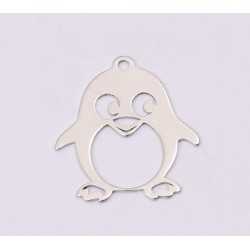 E1207-N-Charm din argint Pinguin 15x16mm 0.5mm - 1 buc