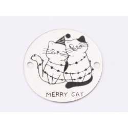 E1316-GS-Link banut argint 925 Merry Cat - 1 buc E1316-GS-Link banut argint 925 Merry Cat - 1 buc