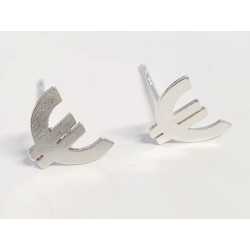 F0003-Cercel din argint EURO 11x8.5mm pret 1 bucata