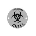 E0490 GS Link din argint de sezon Quarantine and Chill 16.5mm 0.33mm