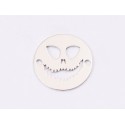 E1332-N-Link argint 925 Ghost face 12mm - 1buc