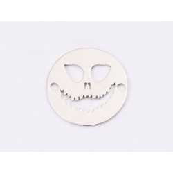 E1332-N-Link argint 925 Ghost face 12mm - 1buc