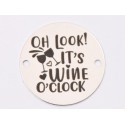 E1267 GS Link din argint "Wine O`Clock" 16.5mm 0.33mm