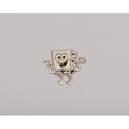 E0182-G-Link Spongebob din argint 925 15x16.7 0.5mm-1 buc