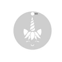 E0041-N-Charm banut 16.5mm cu unicorn decupat 0.33mm E0041-N-Charm banut 16.5mm cu unicorn decupat 0.33mm